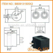 DC 12V Double Hole Système de frein à air automobile Valve Solenoid Coil